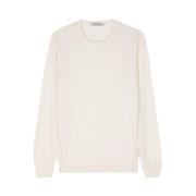 La Fileria Round-neck Knitwear Beige, Herr