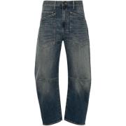 Nili Lotan Cerulean Blue Tvättad Denim Jeans Blue, Dam