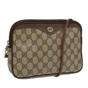 Gucci Vintage Pre-owned Canvas gucci-vskor Beige, Dam