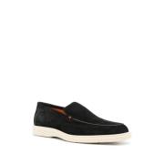 Santoni Loafers Black, Herr