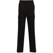 Calvin Klein Svart Twill Cargo Byxor Black, Herr