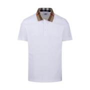 Burberry Vit Cody Polo White, Herr