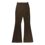 Seafarer Stretch Flare Cordbyxor Brown, Dam