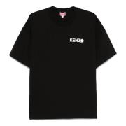 Kenzo Blommig Klassisk T-shirt Black, Herr