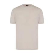 Kiton Mjuk Bomull Jersey T-shirt Gray, Herr