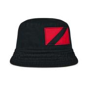 Off White Bebey Bucket Hat Svart Logo Black, Herr