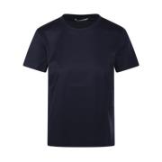 Max Mara Blå Nerina Logo T-shirt Blue, Dam