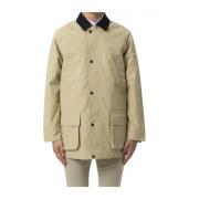 Aquascutum Herr Cabanjacka med Rutigt Foder Beige, Herr