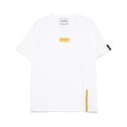 Iceberg Vit Crew Neck T-shirt Korta ärmar White, Herr