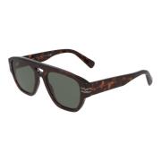 Bvlgari Stiliga Pilotformade Solglasögon Brown, Unisex