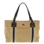 Burberry Vintage Pre-owned Tyg handvskor Beige, Dam