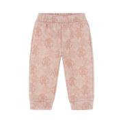 Roberto Cavalli Monogram Metallic Stretch Midja Byxor Pink, Dam