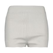 Ami Paris Räfflad Mini Shorts för Kvinnor Gray, Dam