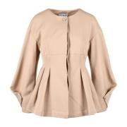 Weili Zheng Polyester Jacka Beige, Dam