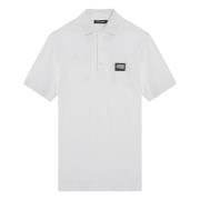 Dolce & Gabbana Polo Tröja Kort Ärm White, Herr