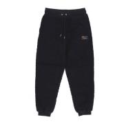 Alpha Industries Svart Sherpa Jogger Byxor Black, Herr