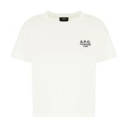 A.p.c. Casual Bomull T-shirt för Män White, Dam