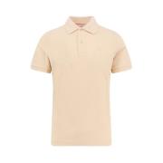 Valentino Bomull Piquet Polo Shirt med VLogo Beige, Herr