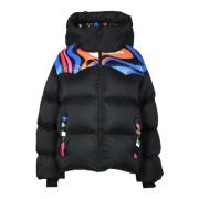 Emilio Pucci Puffer Jacket Black, Dam