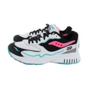 Saucony 3D Grid Hurricane Sneakers Vit/Svart/Rosa Multicolor, Herr