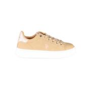 U.s. Polo Assn. Beige Damsneakers Casual Stil Beige, Dam