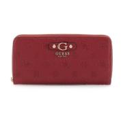 Guess Liten dragkedja Claret Plånbok Gerty Slg Red, Dam