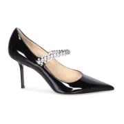 Jimmy Choo Svarta högklackade pumps elegant stil Black, Dam