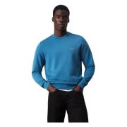 Calvin Klein Midnight Micro Logo Sweatshirt Blue, Herr