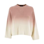 Fabiana Filippi Platinum Oversized Crew-Neck Sweater Multicolor, Dam