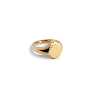 Enamel Copenhagen Minimalistisk Guld Luna Ring Yellow, Dam