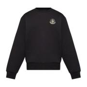 Moncler Sweatshirt med logotyp Black, Herr