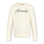 Moncler Sweatshirt med logotyp Beige, Herr