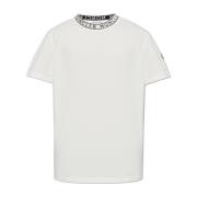 Moncler T-shirt med logotyp White, Herr