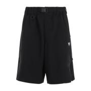 Y-3 Svarta Bermuda Shorts för Män Black, Herr