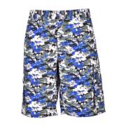 Costume National Modern National Stil Bermuda Shorts Multicolor, Herr