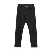 Ermenegildo Zegna Svarta Klassiska Femficksjeans Black, Herr