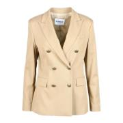 Dondup Lyocell Elastan Jacka Beige, Dam