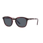 Giorgio Armani Röda Acetatsolglasögon Ar8170-5862R5 Red, Herr