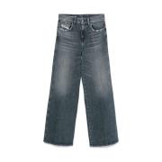 Diesel Indigo Blå Klassiska Fem-Ficks Jeans Blue, Dam