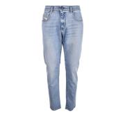 Diesel Stretchig Bomull Chlorofibra Blandning Jeans Blue, Herr