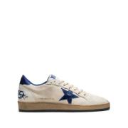 Golden Goose Stjärna Patch Läder Sneakers Beige, Herr