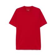 Y-3 Rosa Crew Neck T-shirt Red, Herr