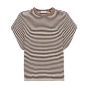 Brunello Cucinelli Stiliga T-shirts och Polos Multicolor, Dam