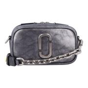 Marc Jacobs Metallic Distressed Big Shot Handväska Gray, Dam