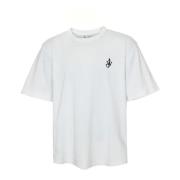 JW Anderson Ankare Broderi T-shirt White, Herr