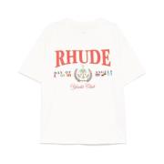 Rhude Vit Crew Neck T-shirt White, Herr