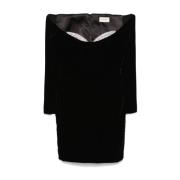 The New Arrivals Ilkyaz Ozel Elegant Svart Sidensklänning Black, Dam