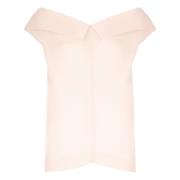 Khaite Silke V-ringad Rosa Topp Pink, Dam