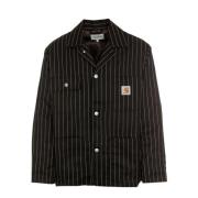 Carhartt Wip Rutig Blazer med Klassisk Krage Black, Herr