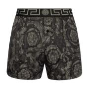 Versace Underkläder shorts med barockmönster Black, Herr